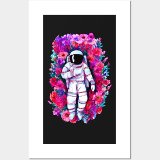Watercolor Astronaut Posters and Art